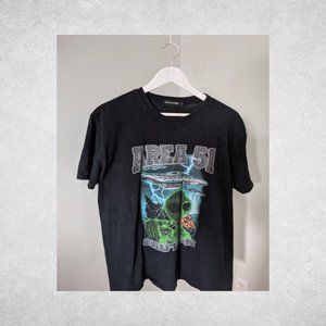 PLT Black Area 51 Graphic T-Shirt